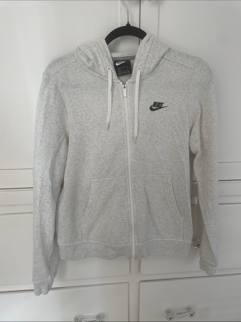 Nike Women's Gray Zip up Hoodie Jacket size small